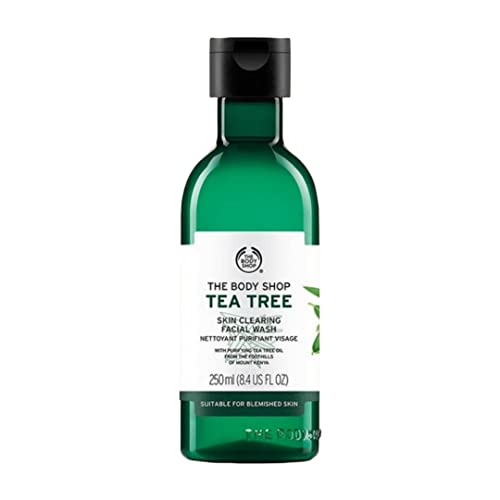 The Body Shop Tea Tree Skin Clearing Facial Wash – Purifying Vegan Face Wash For Oily, Blemished Skin – 8.4 oz