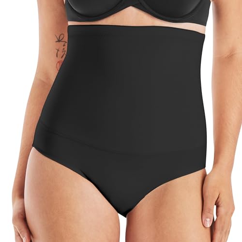 Maidenform womens Firm Control High Waist Fl1854 shapewear briefs, Black, XX-Large US