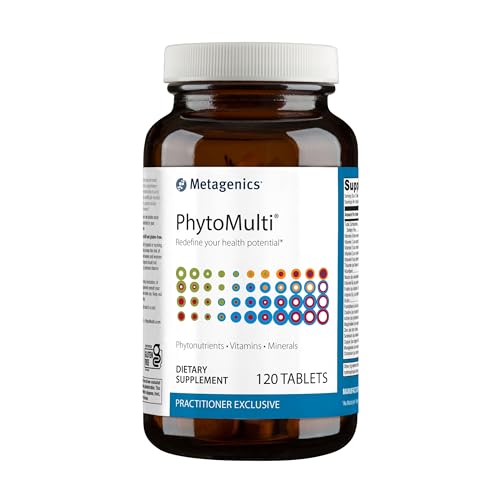 Metagenics PhytoMulti Multivitamin Without Iron - Daily Multivitamin for Overall Health & Aging - 20+ Essential Vitamins & Minerals - with Vitamin B6, Lutein, Zeaxanthin & More - 120 Tablets