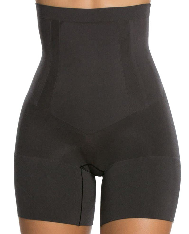 SPANX Shapewear for Women Oncore High-Waisted Mid-Thigh Short Very Black XL