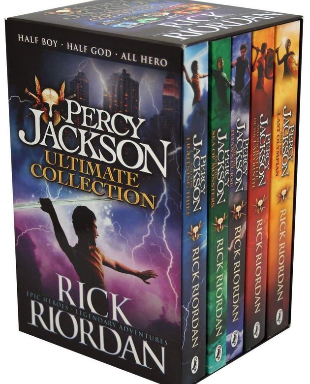 Percy Jackson & the Olympians 5 Children Book Collection Box Set (The Lightning Thief, The Last Olympian, The Titan's Curse, The Sea of Monsters, The Battle of the Labyrinth)