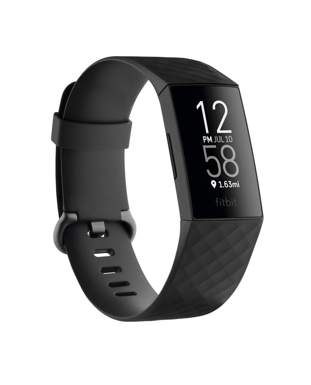 Fitbit Charge 4 Fitness and Activity Tracker with Built-in GPS, Heart Rate, Sleep & Swim Tracking, Black/Black, One Size (S &L Bands Included)