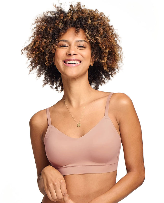 Floatley Cozy Adjustable Bra Comfort Wirefree Seamless Bra with Embedded Pad for Women Size M