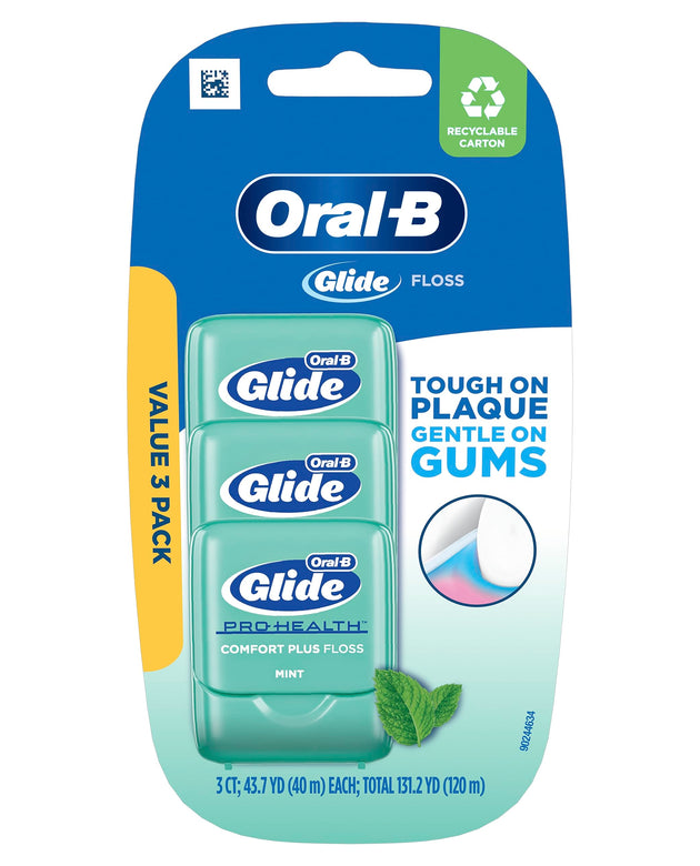 Oral-B Glide Pro-Health Comfort Plus Dental Floss, Mint