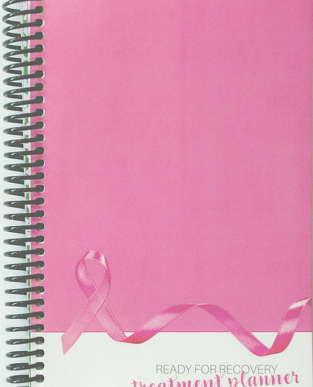 Breast Cancer Treatment Planner - Breast Cancer Gift | Helping Cancer Patients Navigate the Chaos of Cancer Treatment from Diagnosis through Survivorship (Breast Cancer Ribbon)