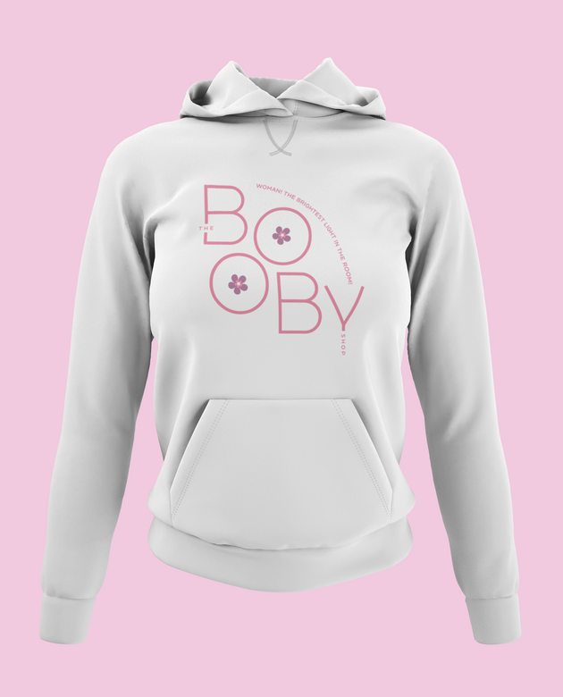 The Booby Shop-Purple Flowers - Unisex Hoodie