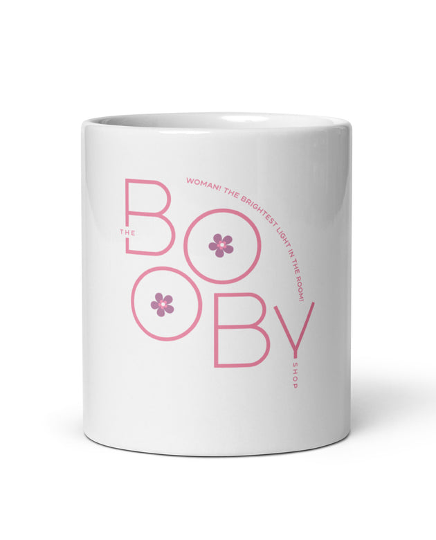 The Booby Shop-Purple Flowers - Mug